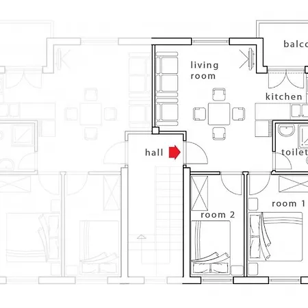 Apartment In Bilo With Sea View, Balcony, Air Conditioning, Wifi 4935-2 * Dolac